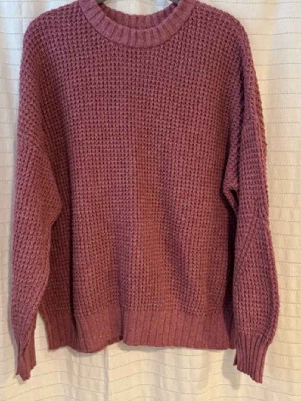Knit Sweater in Dusty Mauve